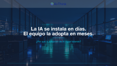 Por qué la adopción de IA falla (y cómo diseñarla antes de que sea tarde)
