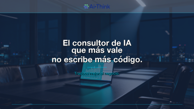 El consultor de IA que más vale no es el que sabe más código — es el que mejor traduce al negocio